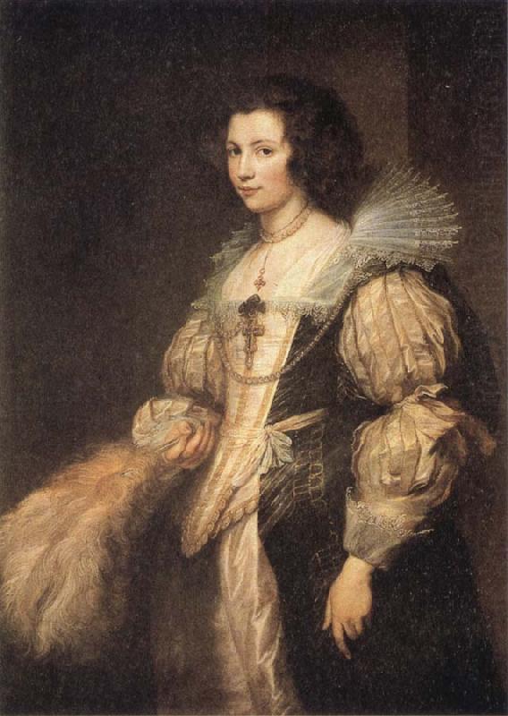 Portrait of Maria Louisa de Tassis, Anthony Van Dyck